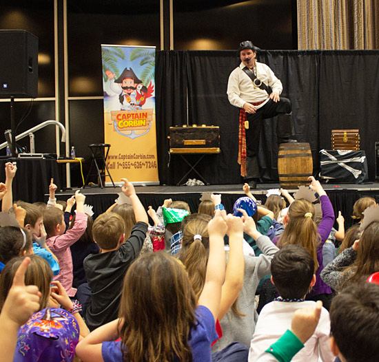captain corbin pirate magician in ontario