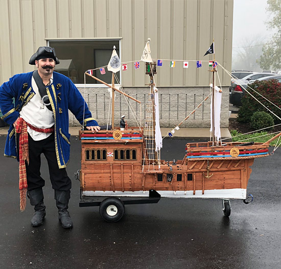 strolling magic of Captain Corbin